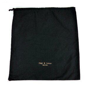 Rag & Bone New York Dust Bag Handbag Shoes 16” L x 15” W Black Drawstring